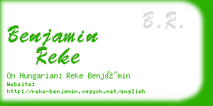 benjamin reke business card